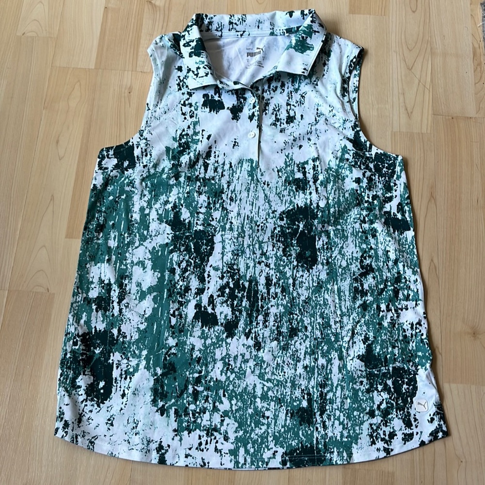 Puma Collared Golf Tank